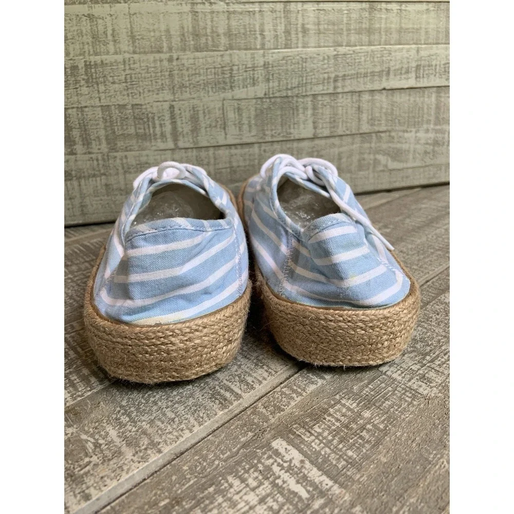 Vans Authentic Espadrille Shoes Size US Men's 8.5 Women's Size 10 Sneakers Blue